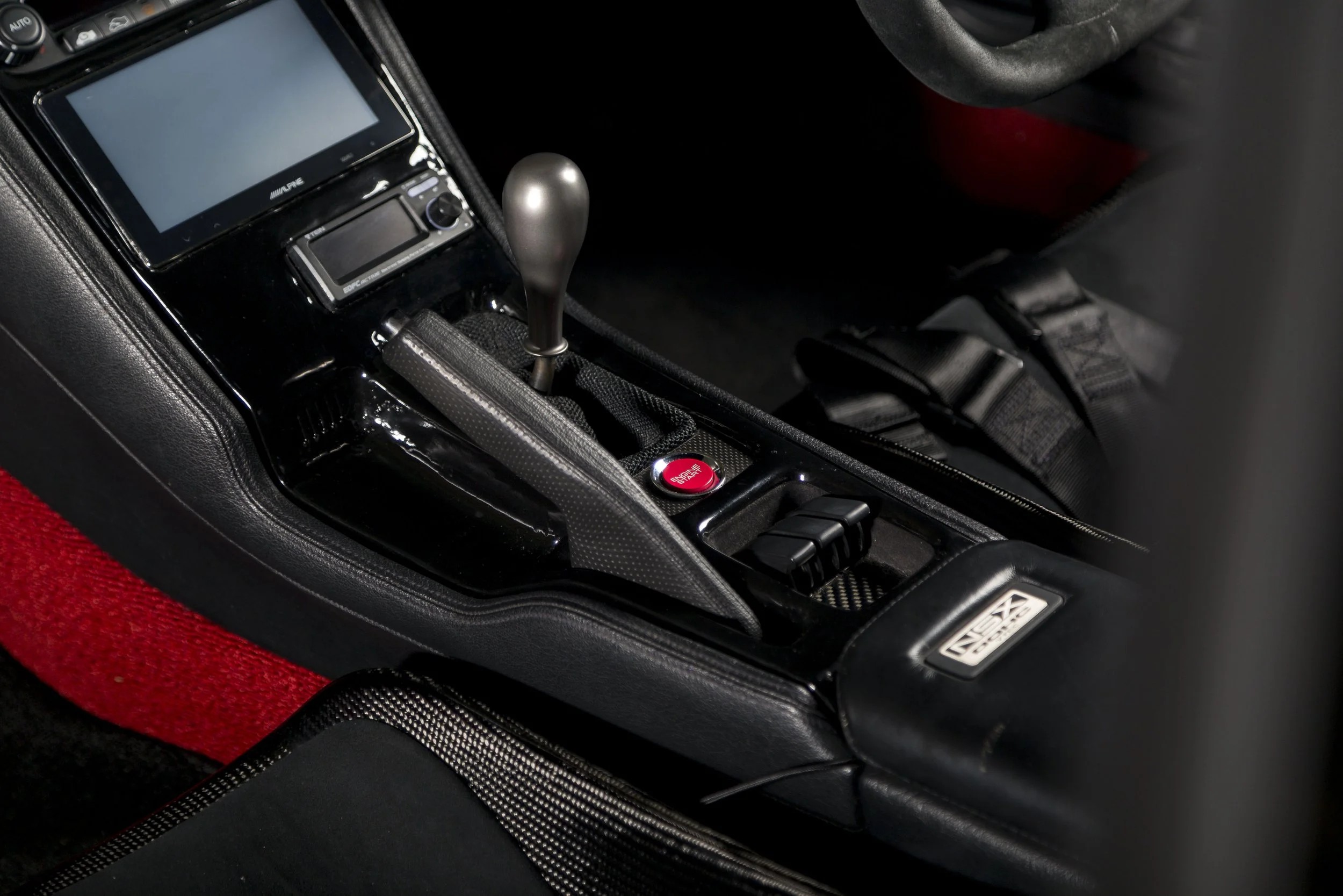 Restored 1991 Honda NSX, interior detail