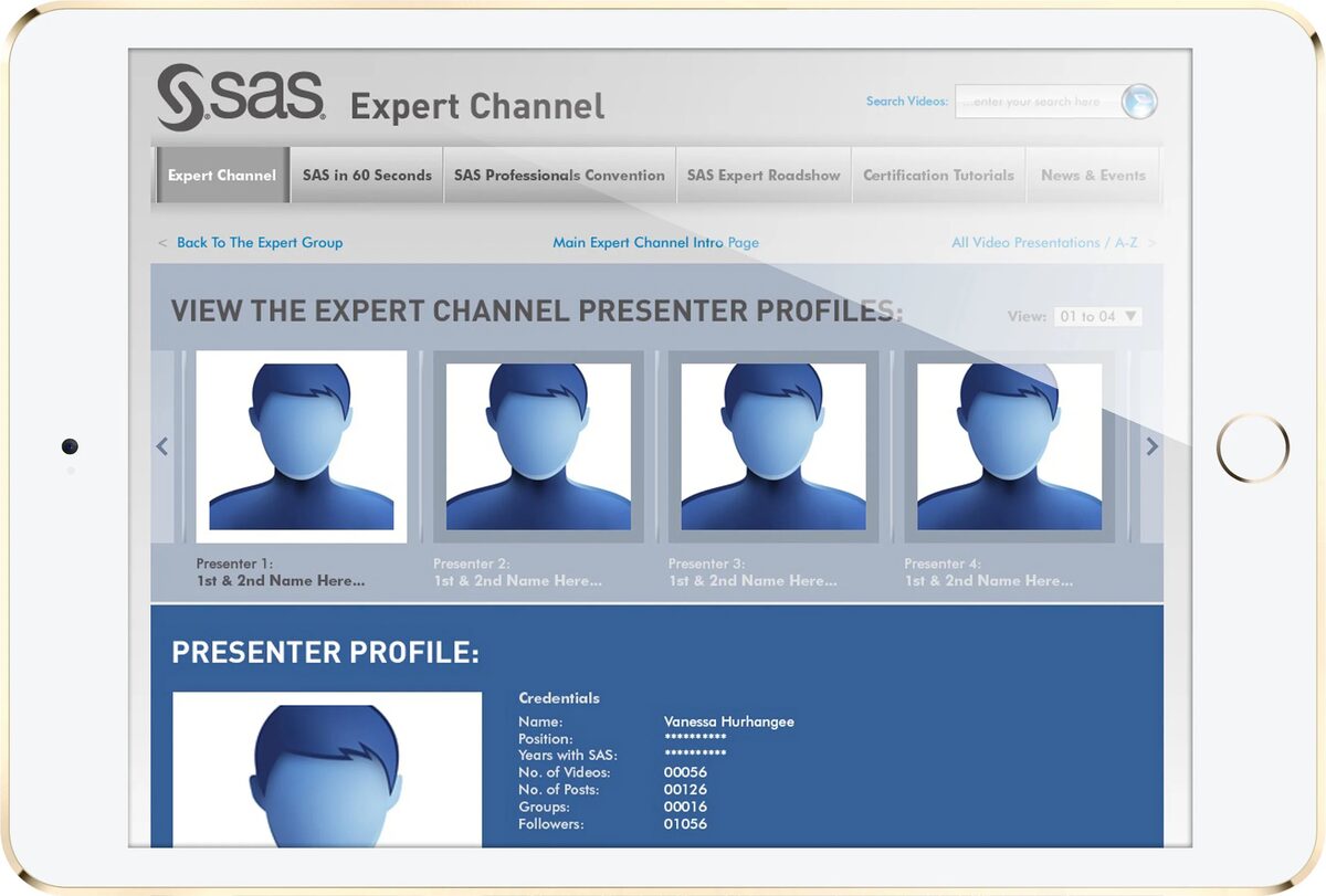 SAS Expert Channel interface